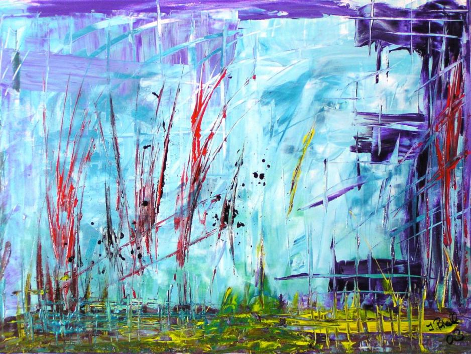 Acrylbild - 80x100 cm  - Aquarium -
